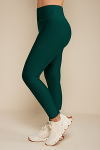 Leggings Matte corte corazón verde olivo