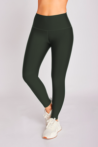 Leggin Matte corte corazón verde olivo
