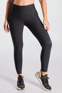 Leggin Matte corte corazón negro